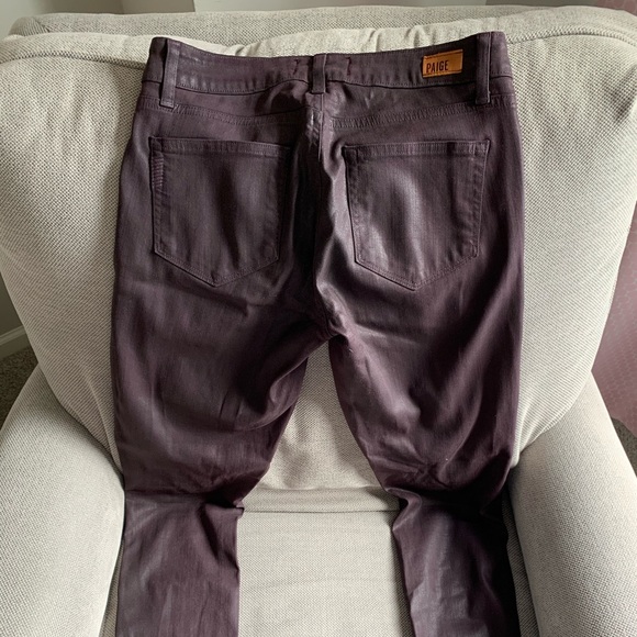 ⭐️ Paige Verdugo Ankle Purple Jeans ⭐️ - Picture 2 of 4